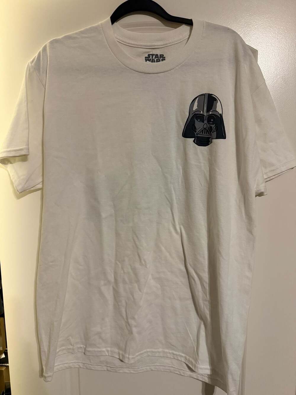 Star Wars Darth Vader Walking AT-AT Walker Pocket Helmet White T-Shirt